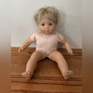 AMERICAN GIRL Bitty Baby Doll Blond Hair Blue Eyes Twin 2002 VTG Pleasant Co